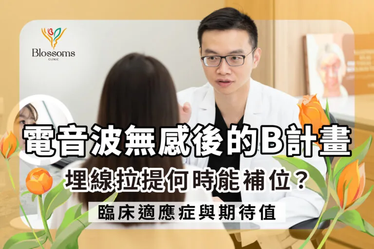 電音波無感後的B計畫：埋線拉提何時能補位？臨床適應症與期待值