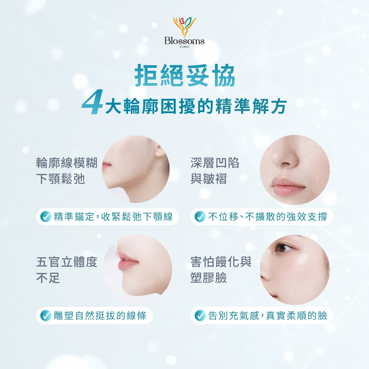 拒絕妥協 4大輪廓困擾的精準解方